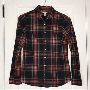 NEW J.Crew Plaid Button Down